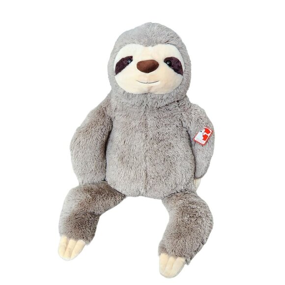 GUND Sloth Plush Stuffed‎ Animal Toy 4060575 Tan Soft Rare 24” With Tag - Picture 1 of 16